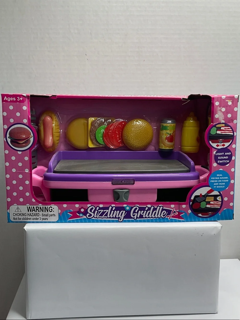 Sizzling Griddle Kids Playset - Pink and Purple Pretend Cooking Set (34)